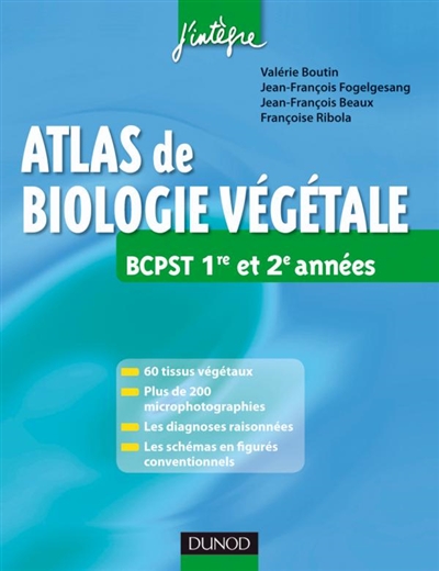 Atlas de biologie végétale : BCPST 1re et 2e années