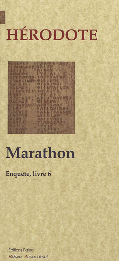 Enquête. Vol. 6. Livre 6 : Marathon