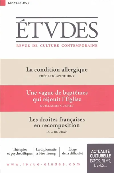Etudes, n° 4333