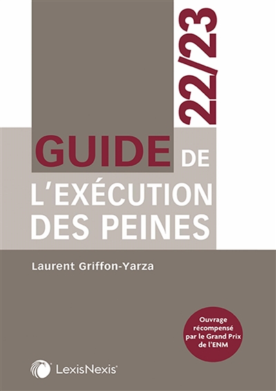 Guide de l'exécution des peines 2022-2023