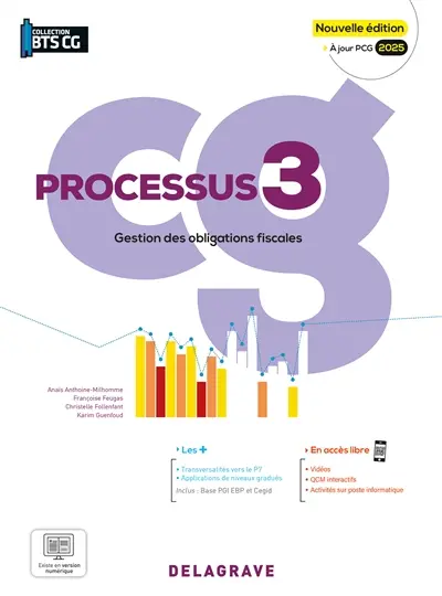 Gestion des obligations fiscales : processus 3, CG