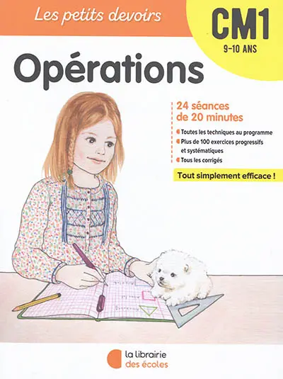 Opérations CM1, 9-10 ans : 24 séances de 20 minutes