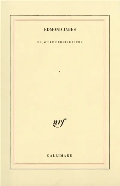 El ou le Dernier livre