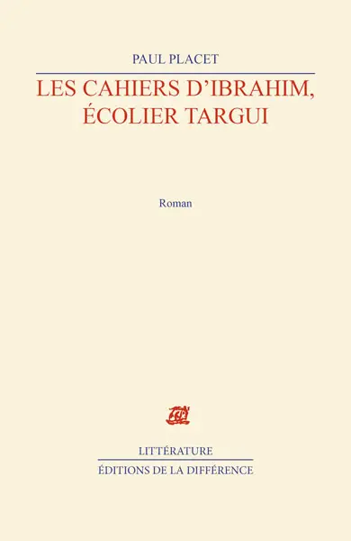 Les cahiers d'Ibrahim, écolier Targui