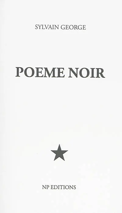 Poème noir
