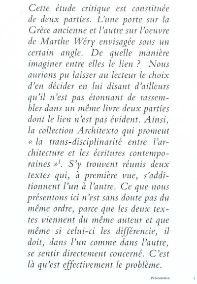 Marthe Wéry : un jeu de mise en relation