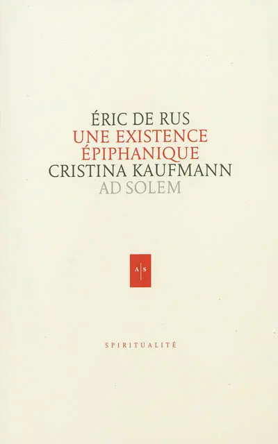 Une existence épiphanique : Cristina Kaufmann (1939-2006)
