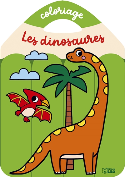 Les dinosaures : coloriage