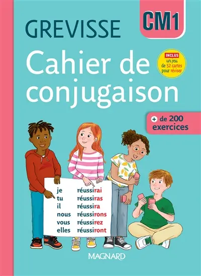 Cahier de conjugaison Grevisse CM1 : + de 200 exercices