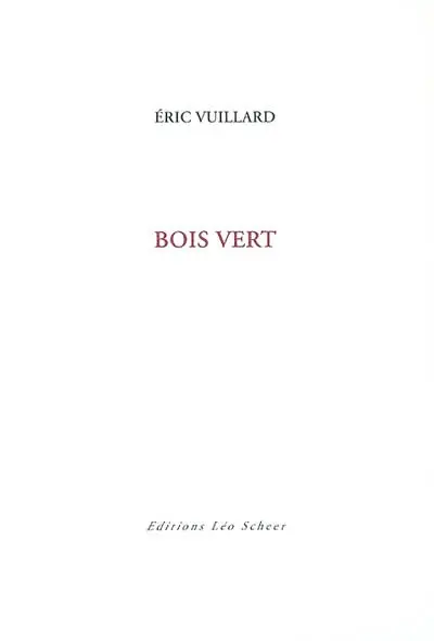 Bois vert