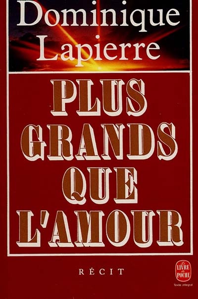 Plus grands que l'amour