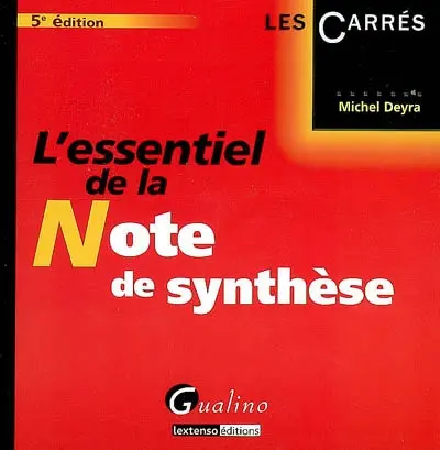 L'essentiel de la note de synthèse