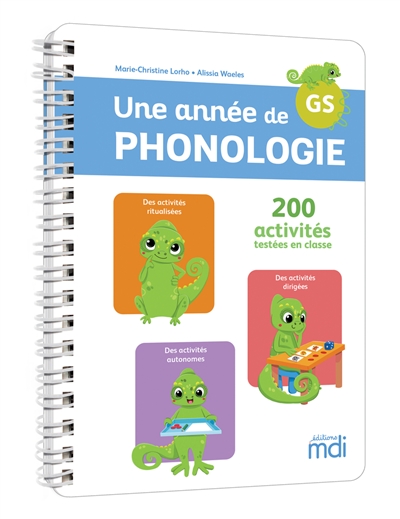 Une année de phonologie, GS : 200 activités testées en classe