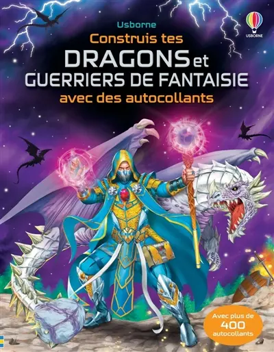 Construis tes dragons et guerriers de fantasie avec des autocollants : Volume combiné