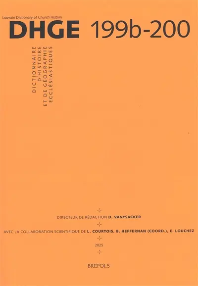 Dictionnaire d'histoire et de géographie ecclésiastiques. Vol. 34. Fascicule 199b-200