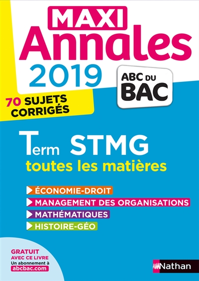Maxi annales 2019 terminale...