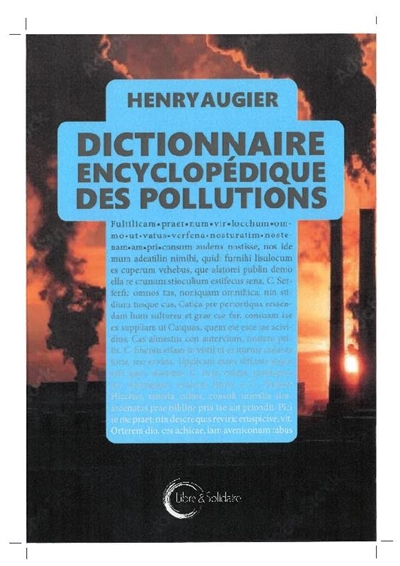 dictionnaire encyclopédique des pollutions