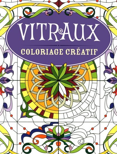 Vitraux : coloriage créatif.