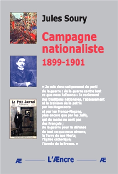 Campagne nationaliste : 1899-1901