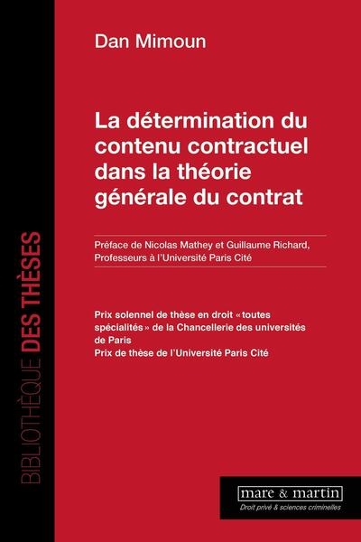 La détermination du contenu contractuel dans la théorie générale du contrat