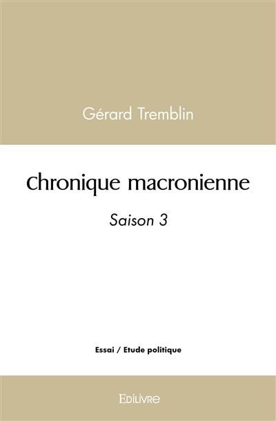 Chronique macronienne :...