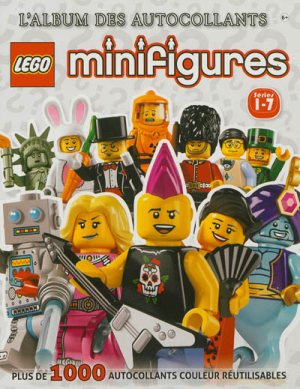 Lego minifigurines : séries 1-7 : l'album des autocollants