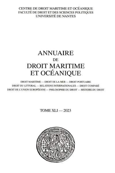 Annuaire de droit maritime...