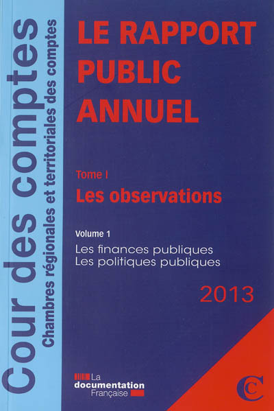 Le rapport public annuel 2013