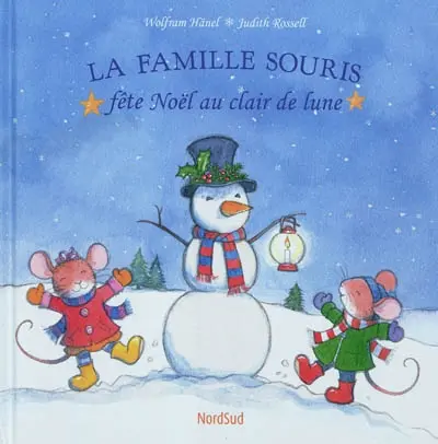 La famille Souris fête Noël au clair de lune