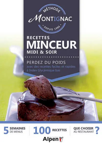Recettes minceur midi & soir : perdez du poids avec des recettes faciles et rapides à index glycémique bas