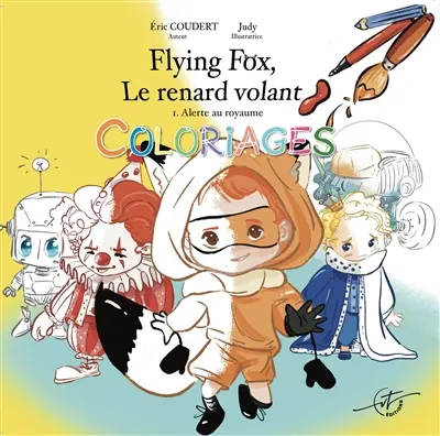 Coloriages : Flying Fox : Le renard volant