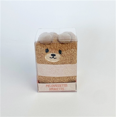 Chaussettes douillettes ours 1