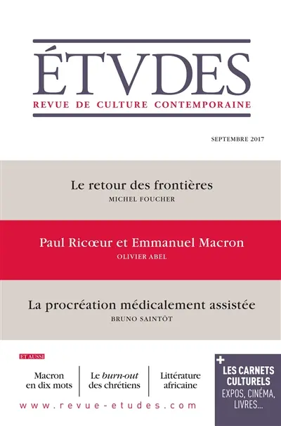 Etudes, n° 4241