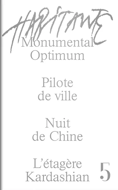 Habitante, n° 5