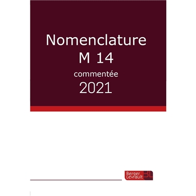 Nomenclature M14 commentée : 2021
