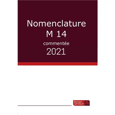 Nomenclature M14 commentée : 2021