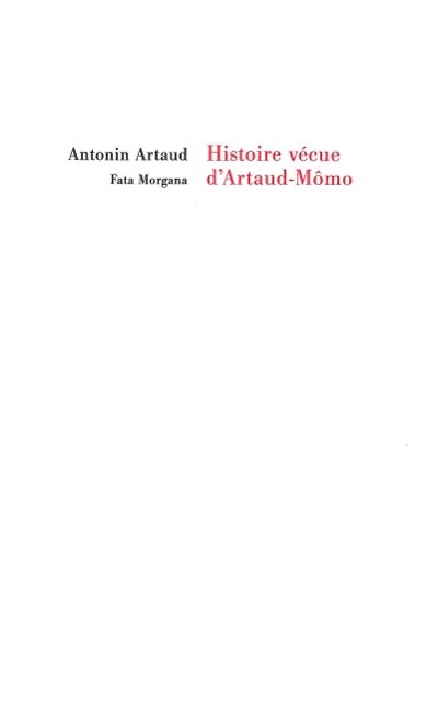 Histoire vécue d'Artaud-Mômo