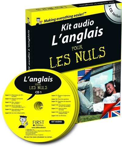 L'anglais pour les nuls : kit audio