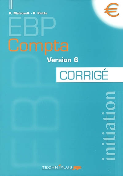 Comptabilité 2001, version 6, corrigé : EBP