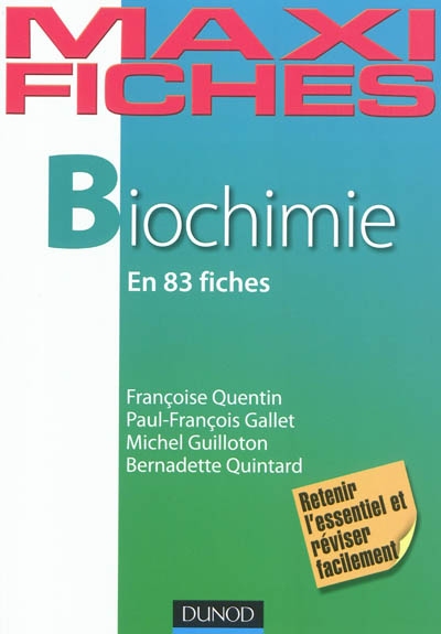 Biochimie : en 83 fiches