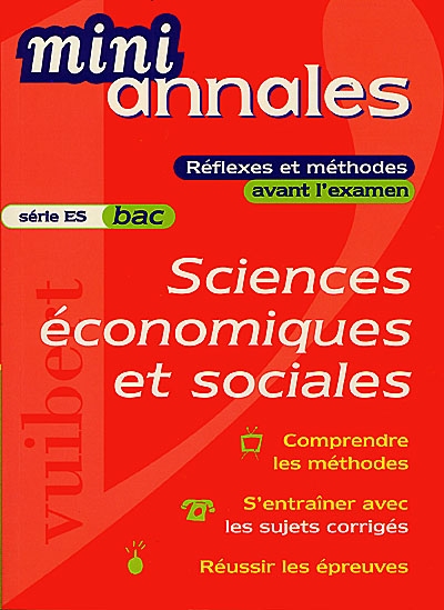 Sciences économiques et sociales : bac, série ES