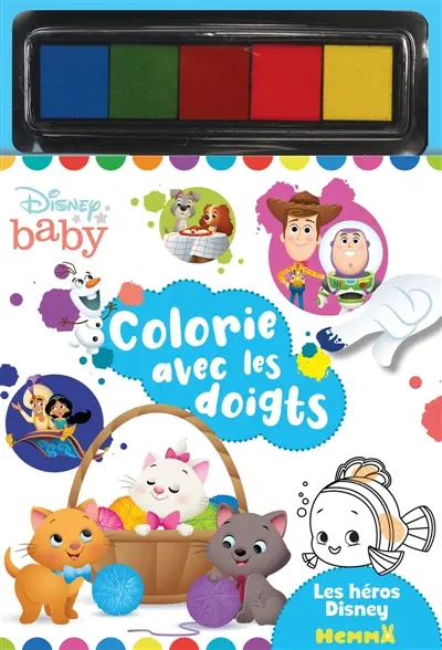 Disney Baby : Colorie avec les doigts : Les héros Disney