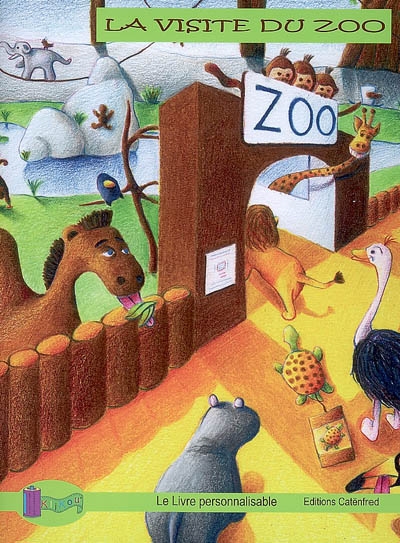 La visite du zoo : livre personnalisable