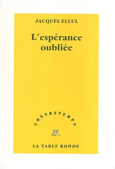 L'espérance oubliée