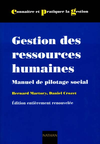 Gestion des ressources humaines : manuel de pilotage social