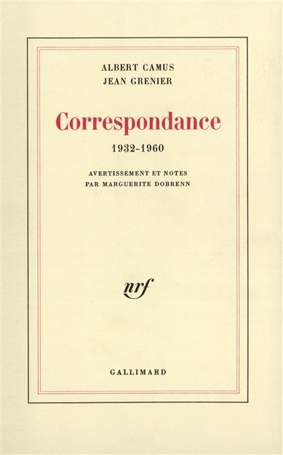 Correspondance : 1932-1960