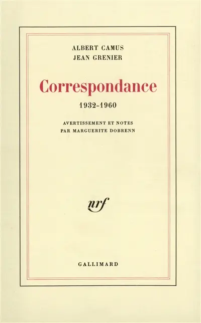 Correspondance : 1932-1960
