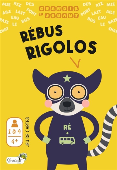 Rébus rigolos : jeu de cartes