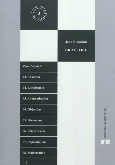 Grivèlerie : accompagné de Textica 1, 2, 3