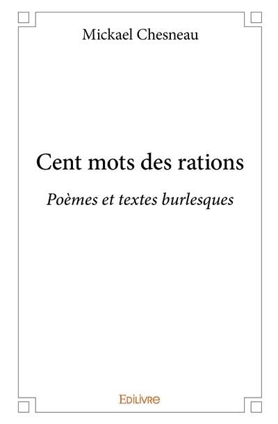 Cent mots des rations :...
